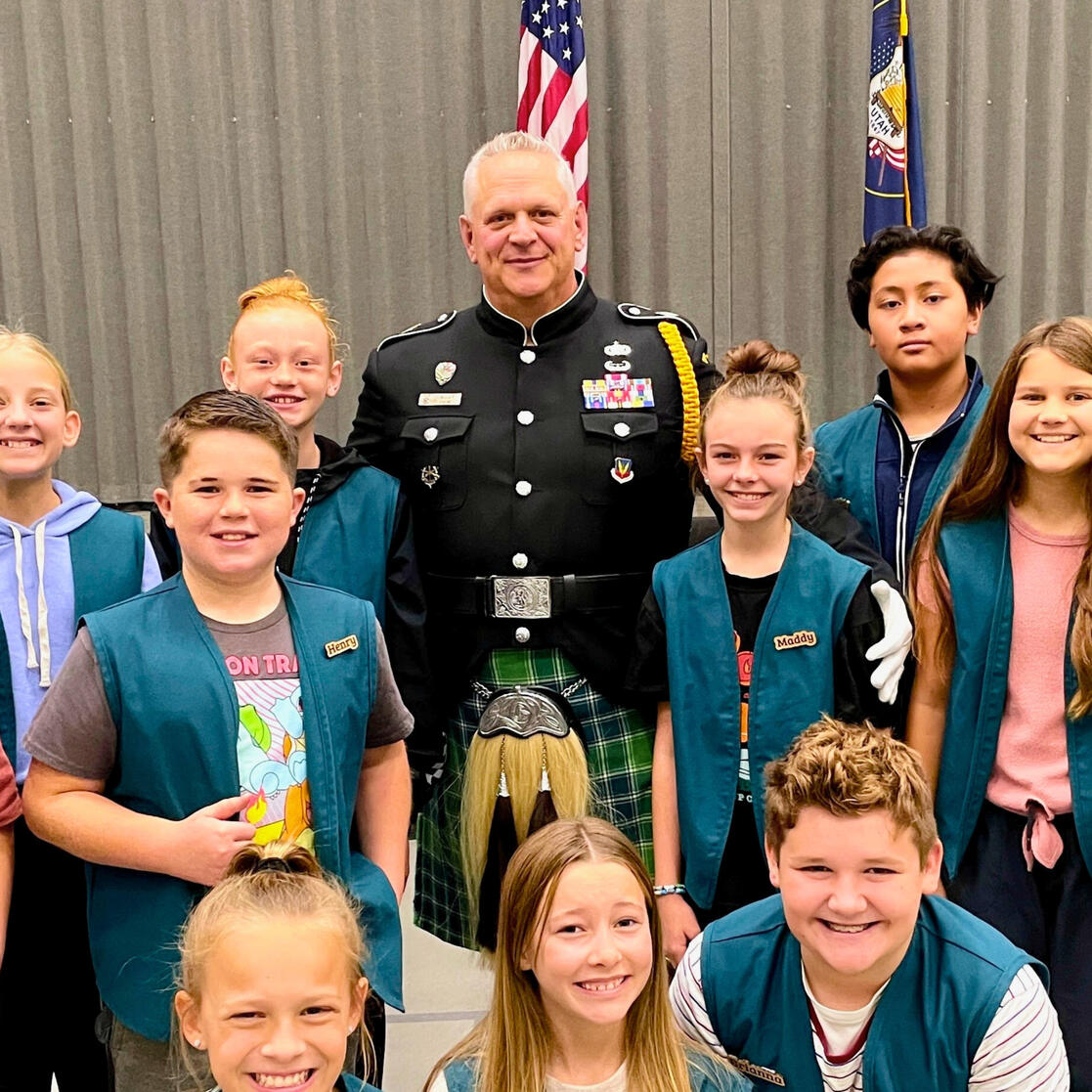 Speaking at a Middle School